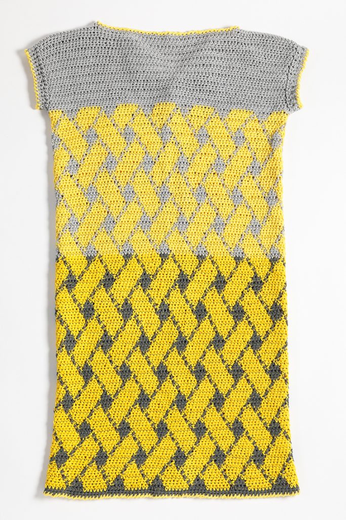 Achterkant van crossover vest